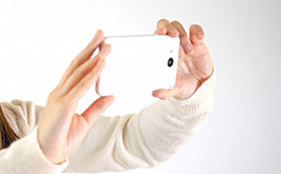 STEP2.写真を撮影し、トーク画面へ送信